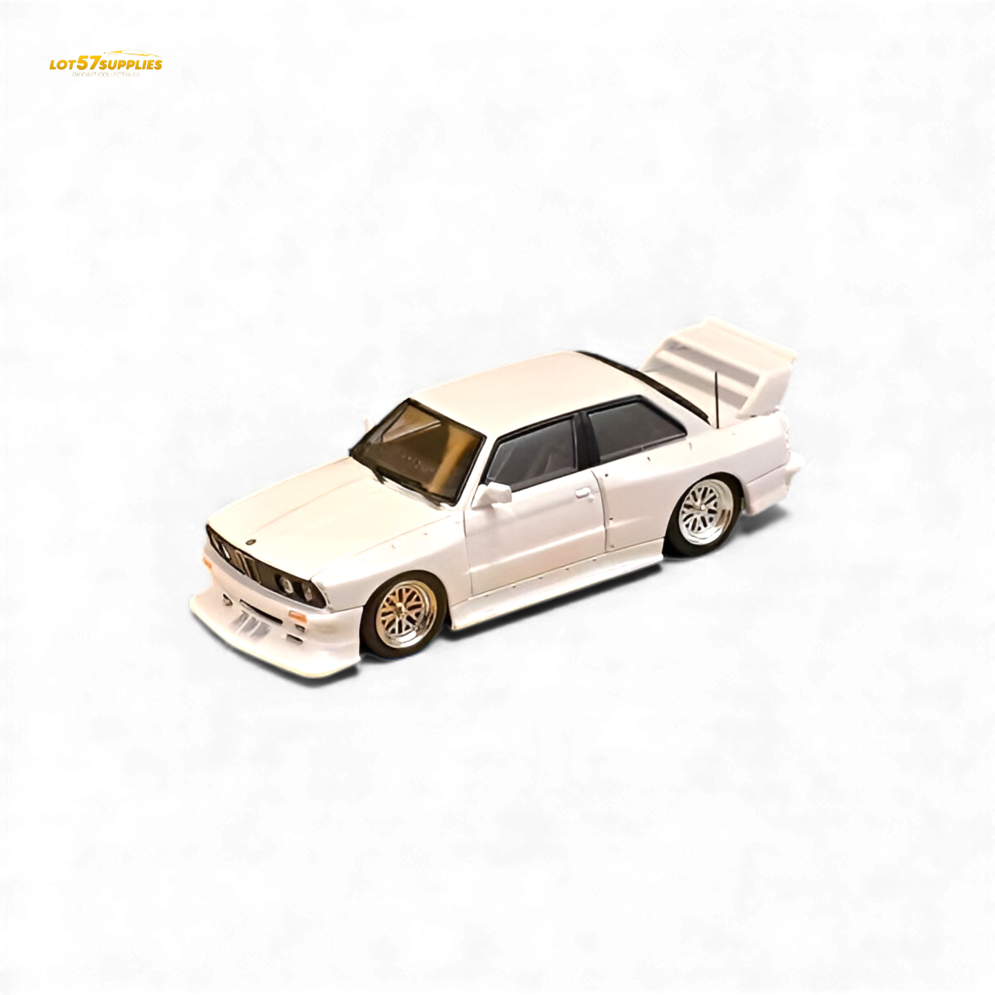 SW BMW E30 M3 LTO Modified - White 1:64