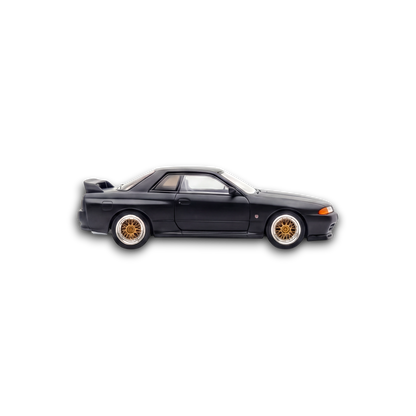 Inno64 Nissan Skyline GT-R R32 Matt Black "THE DIECAST COMPANY" Special Edition 1:64