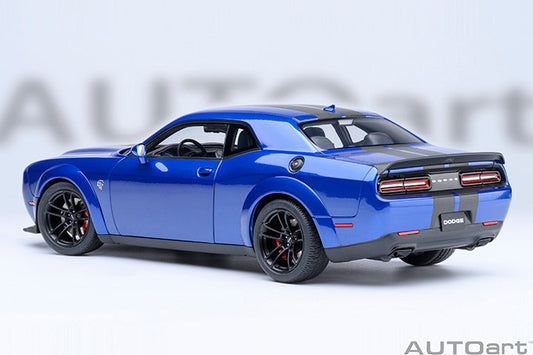AUTOart 2022 Dodge Challenger SRT Jailbreak Indigo Blue 1:18