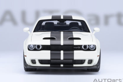 AUTOart 2023 Dodge Challenger SRT Super Stock Knuckle White 1:18