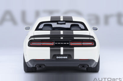 AUTOart 2023 Dodge Challenger SRT Super Stock Knuckle White 1:18