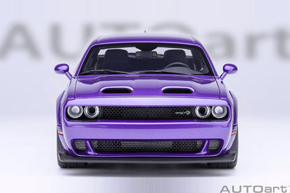 AUTOart 2023 Dodge Challenger SRT Super Stock Plum Crazy (Purple) 1:18