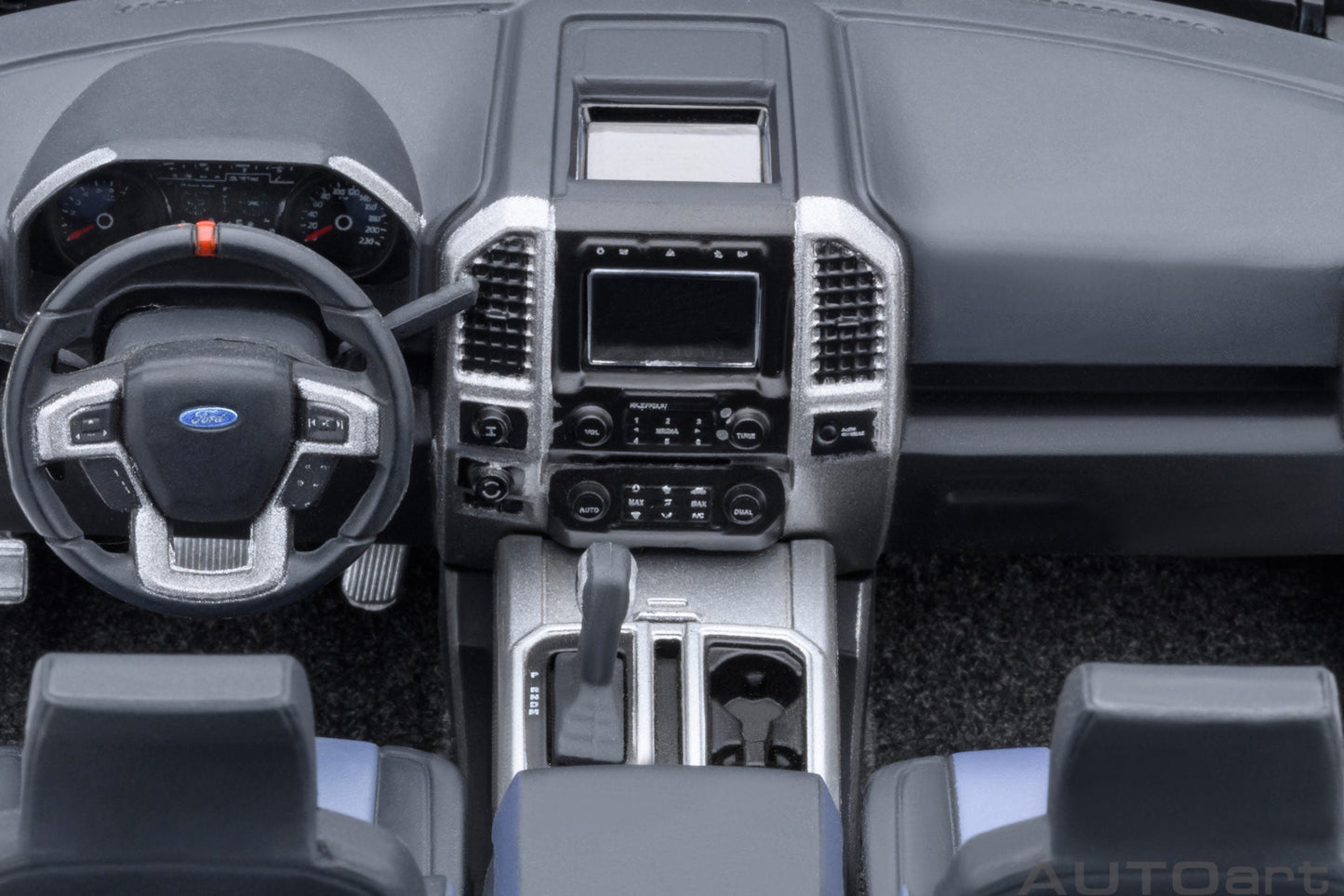 AUTOart 2019 Ford F-150 Raptor Supercrew Velocity Blue 1:18