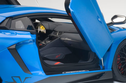 AUTOart 2015 Lamborghini Aventador LP750-4 SV Blu Lemans (Blue) 1:18