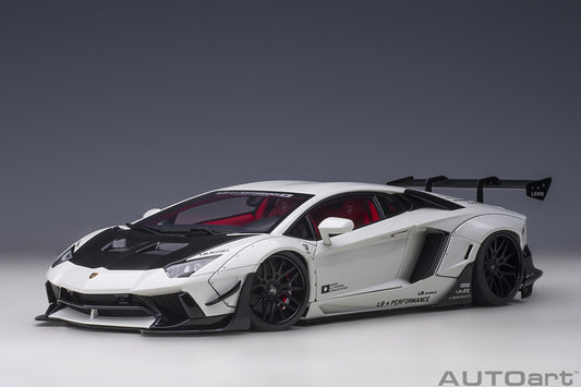 AUTOart Lamborghini Aventador Liberty Walk LB-Works, Limited Edition, Metallic White 1:18