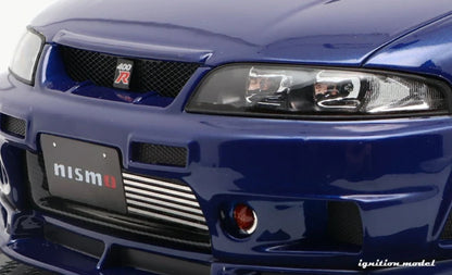 Ignition-Model Nissan Skyline GT-R 400r R33 (BCNR33) RHD Deep Marine Blue 1:18