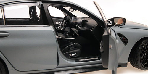 Minichamps 2023 BMW M3 CS (G80) Brooklyn Grey Metallic 1:18