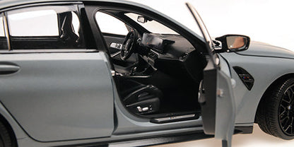 Minichamps 2023 BMW M3 CS (G80) Brooklyn Grey Metallic 1:18
