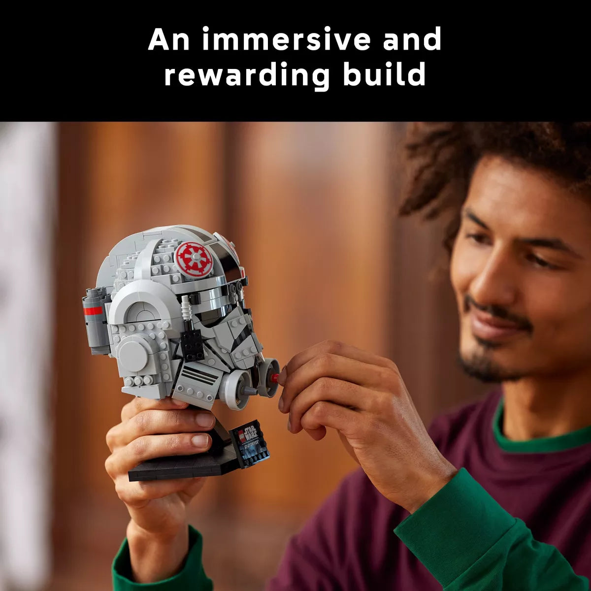 LEGO Star Wars: the Empire Strikes Back AT-AT Driver Helmet Building Set for Adults 75429