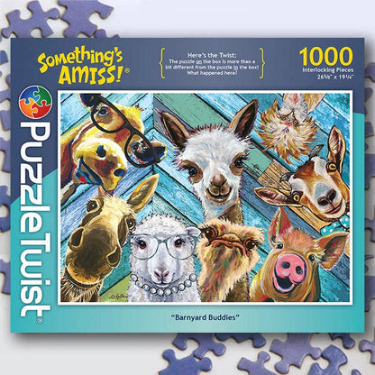 Barnyard Buddies – 1000 Piece Jigsaw Puzzle Collective