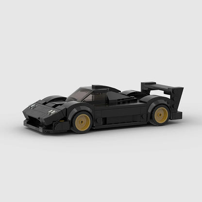MOC Racer City Sports Vehicle Building Blocks Set - Creative Educational Toy for Boys