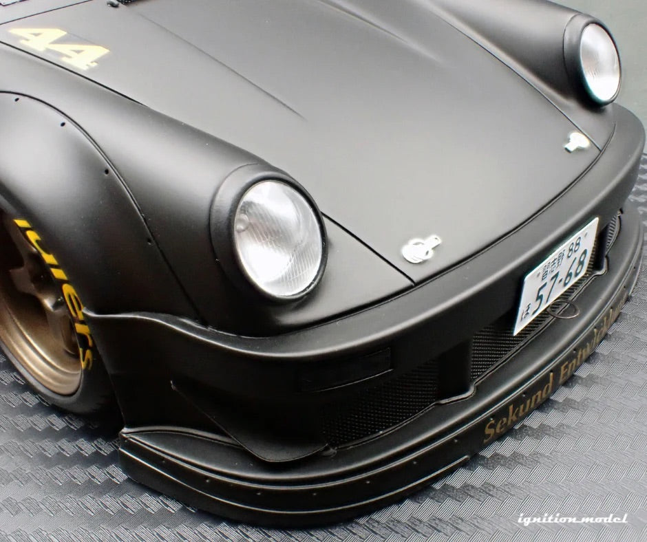 Ignition-Model Porsche 911 RWB 930 "Stella Artois" Matte Black 1:18