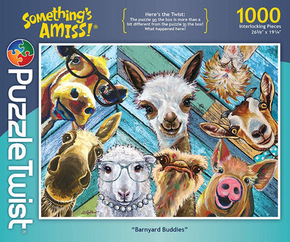 Barnyard Buddies – 1000 Piece Jigsaw Puzzle Collective