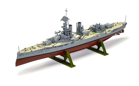 Level 3 Model Kit HMS Iron Duke Frigate "Vintage Classics" Series 1/600 Plastic Model Kit by Airfix