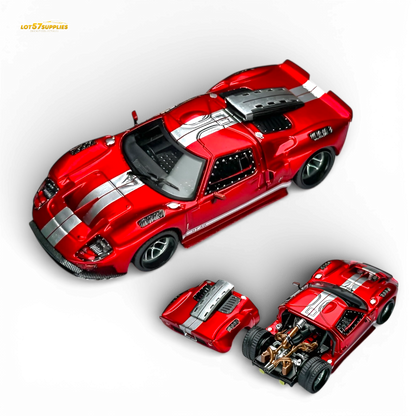 Rhino Model RM Ford GT40 Transparent Red 1:64