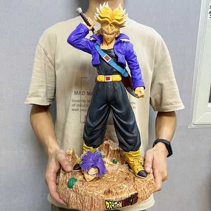 Dragon Ball Z Trunks Action Figure – Super Saiyan with Z Sword Statue (50 CM)