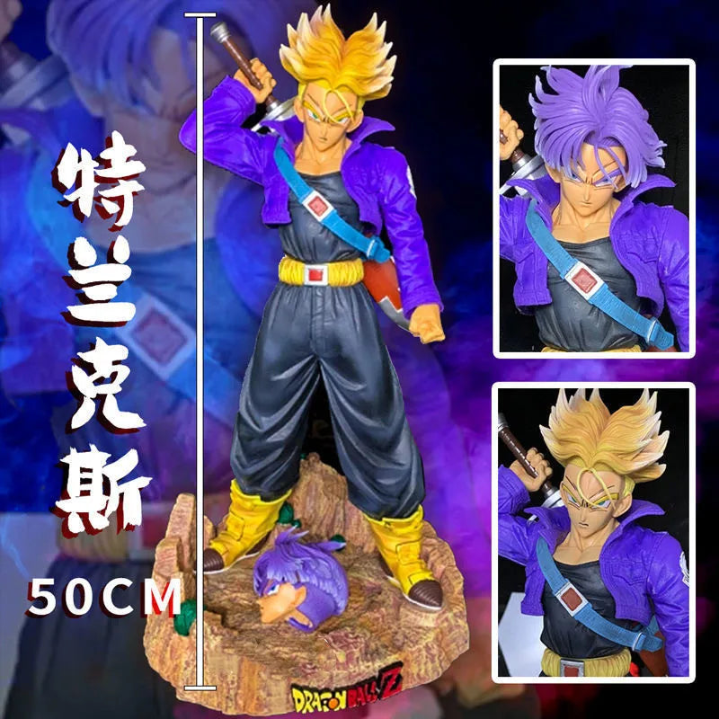 Dragon Ball Z Trunks Action Figure – Super Saiyan with Z Sword Statue (50 CM)