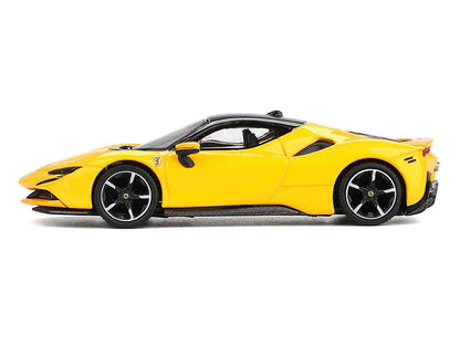 BBR Ferrari SF90 Giallo Modena Yellow Black Top 1:64