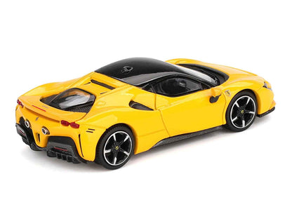 BBR Ferrari SF90 Giallo Modena Yellow Black Top 1:64