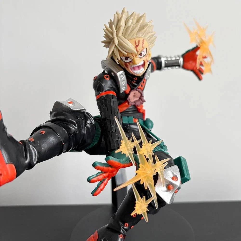 Bakugou Katsuki Anime Figure My Hero Academia Action Figurines PVC Statue Collectible Display 18 CM