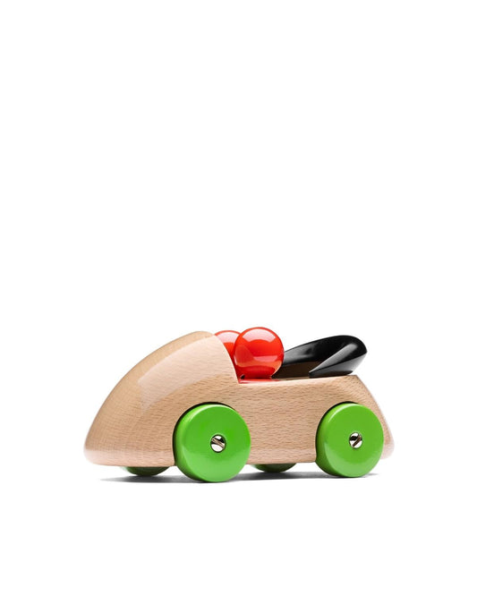 Playsam Streamliner Cab Wooden Toy Car — Organic | Swedish Design Classic Gift