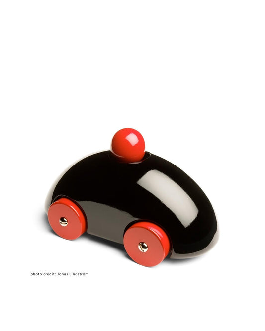 Playsam Streamliner F1 Wooden Toy Car — Black | Swedish Design Classic Gift