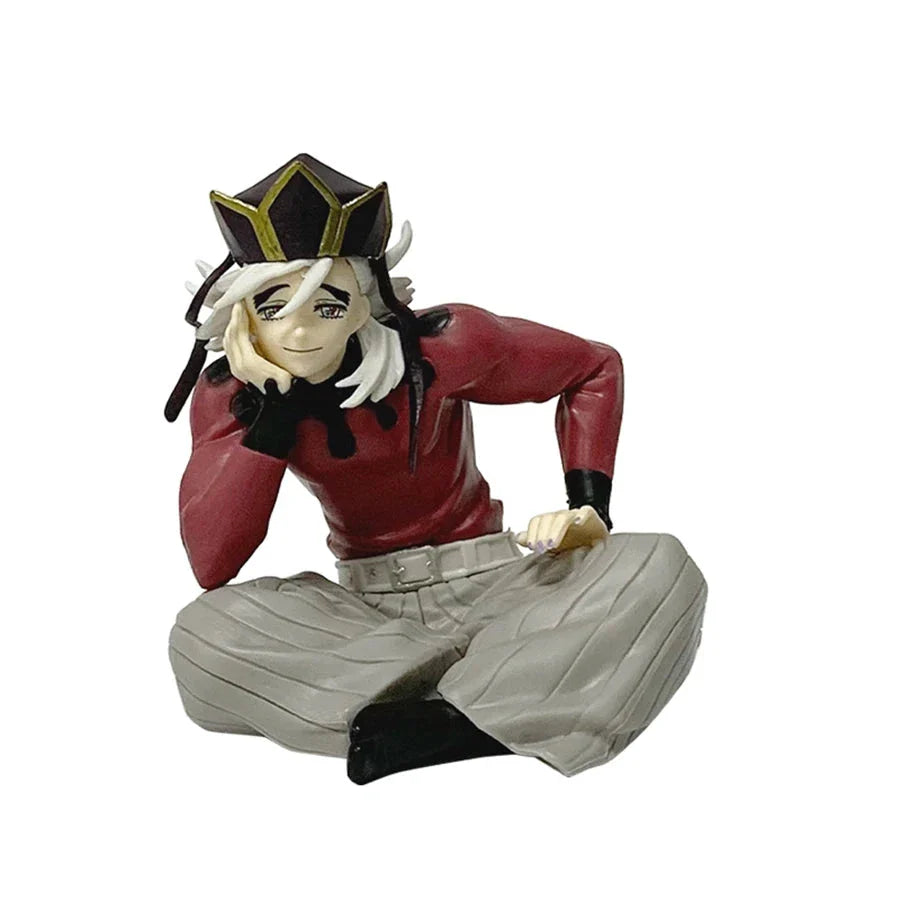 Demon Slayer Anime Figure Douma Upper Two Action Figure Statue Noodle Stopper 8.5 CM