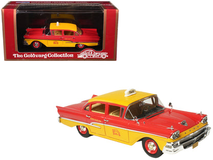 Goldvarg Collection 1958 Ford Custom 300 Taxi Cab 1/43 Diecast