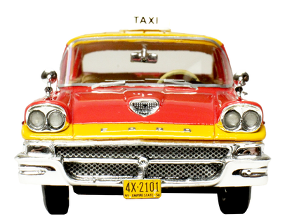 Goldvarg Collection 1958 Ford Custom 300 Taxi Cab 1/43 Diecast