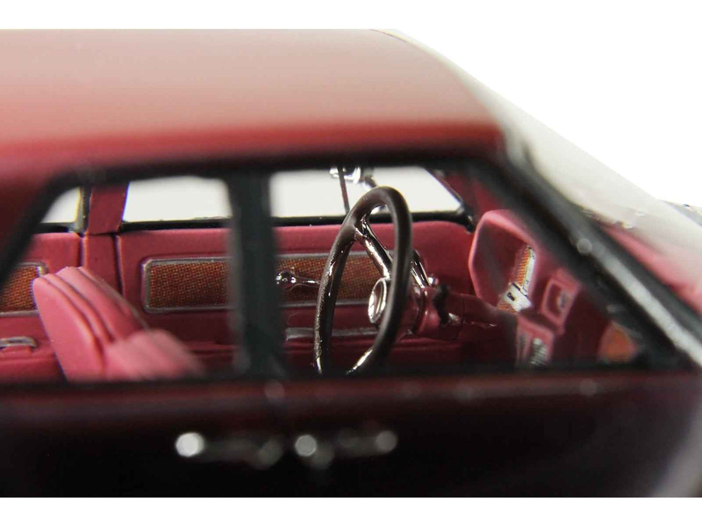 1962 Lincoln Continental Royal Red Metallic with Red Interior Limited Edition to 200 pieces Worldwide 1/43 Model Car by Goldvarg Collection