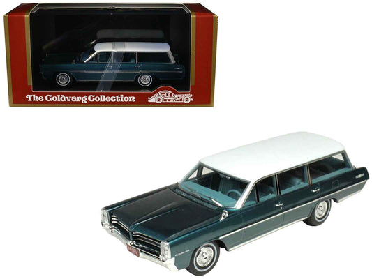 Goldvarg Collection 1964 Pontiac Safari 1/43 Diecast — Gulfstream Aqua