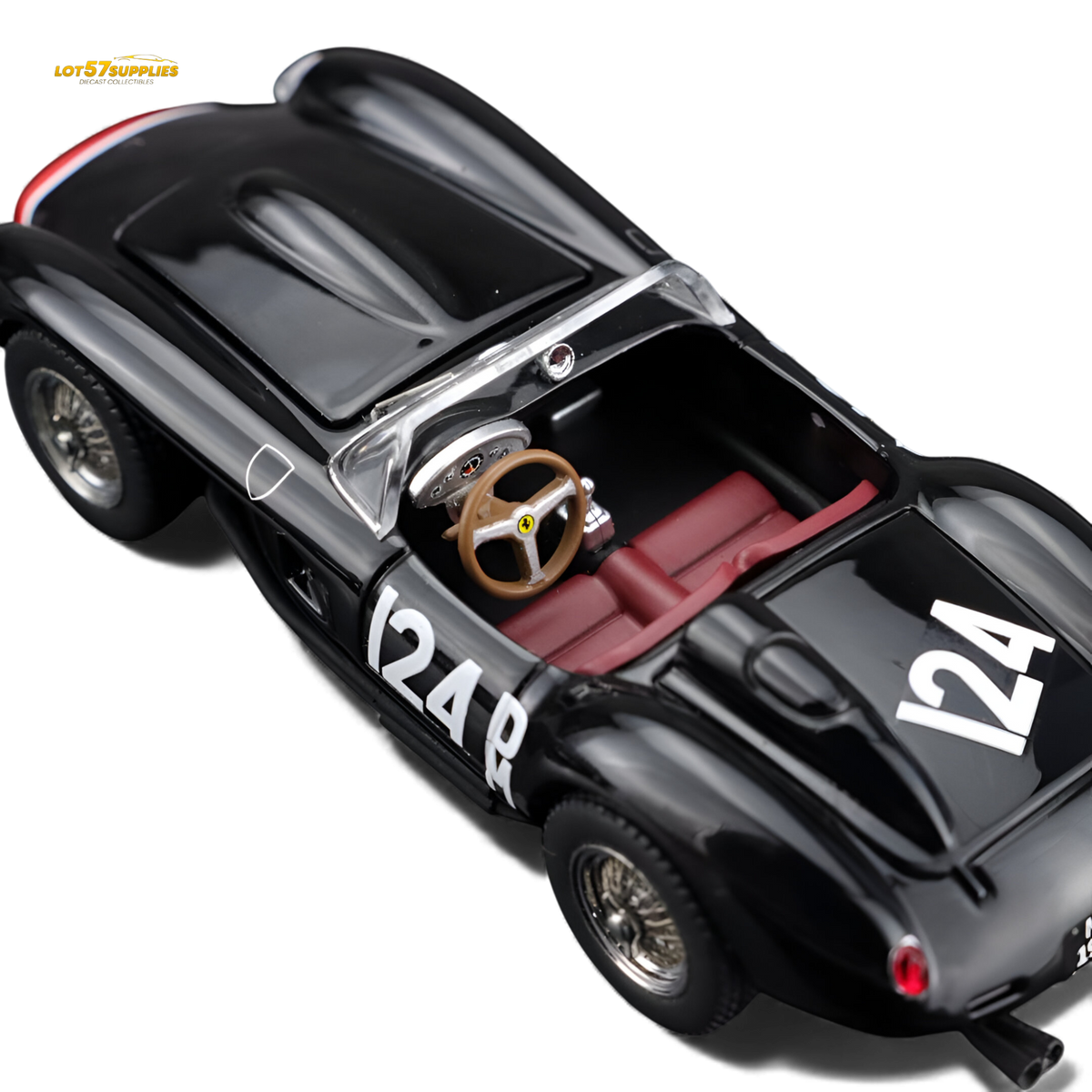GFCC Ferrari 250 Testa Rossa Black Beauty Double Car Set 1:64