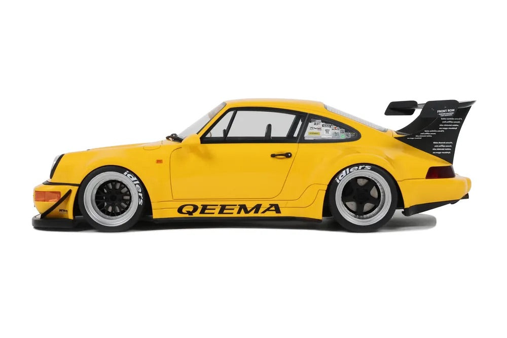 GT Spirit 2024 Porsche 911 964 RWB Qeema Yellow 1:18