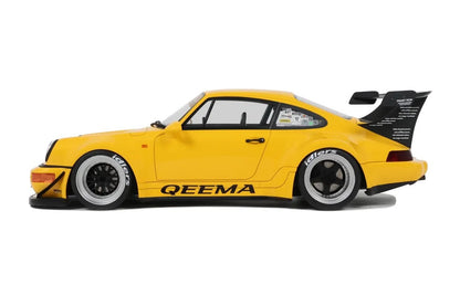GT Spirit 2024 Porsche 911 964 RWB Qeema Yellow 1:18