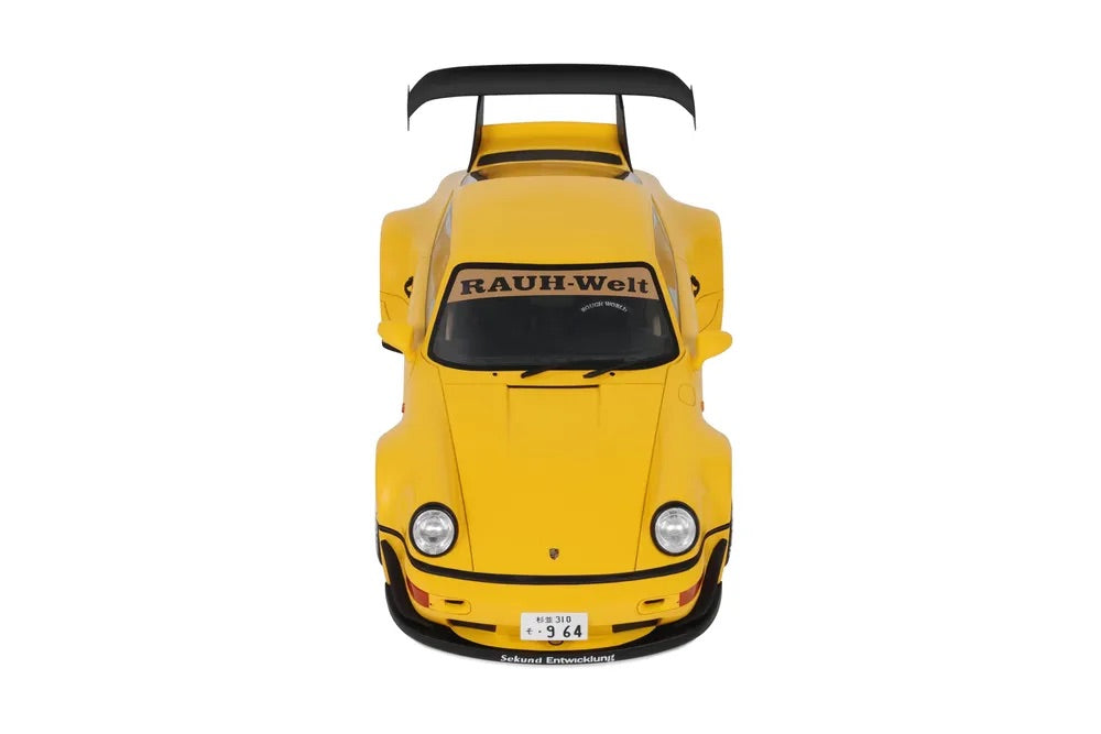 GT Spirit 2024 Porsche 911 964 RWB Qeema Yellow 1:18