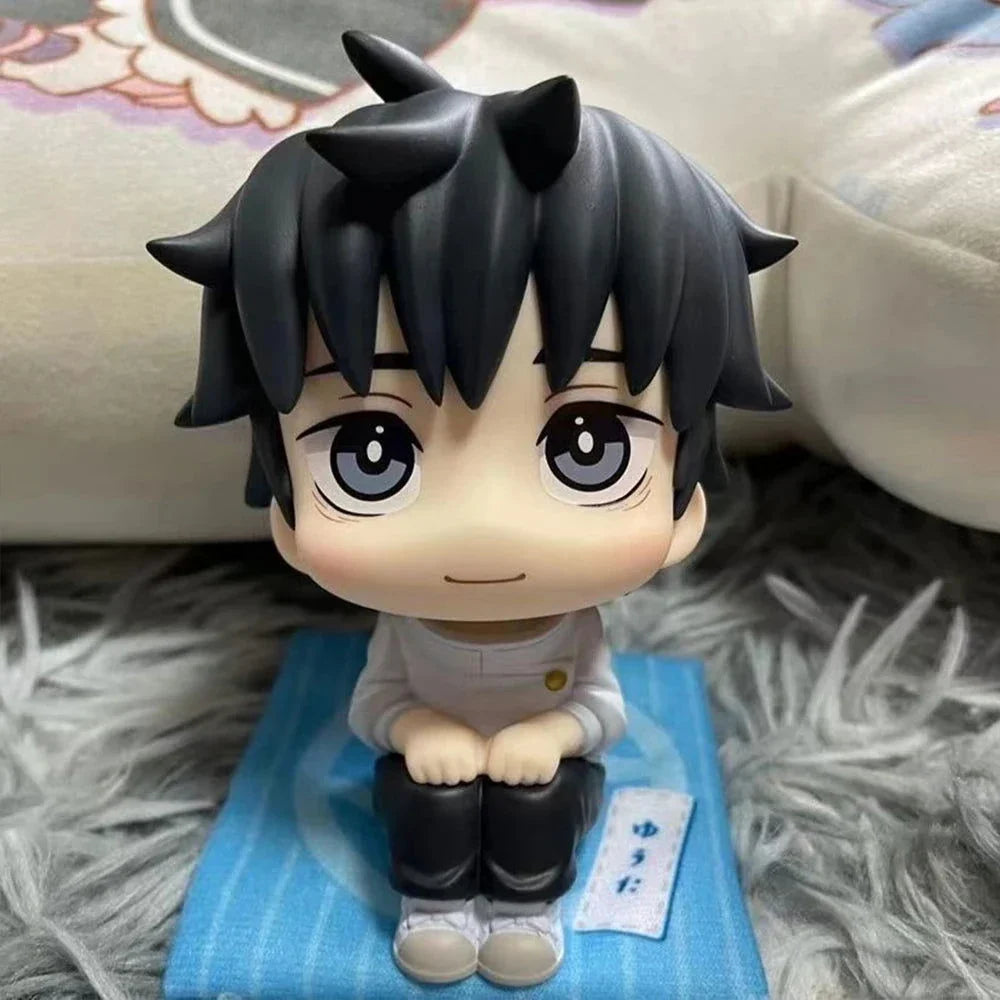 Gojo Satoru Anime Figure Jujutsu Kaisen Action Figurines Chibi Mini Set PVC Model Collectible Display Toy Gift