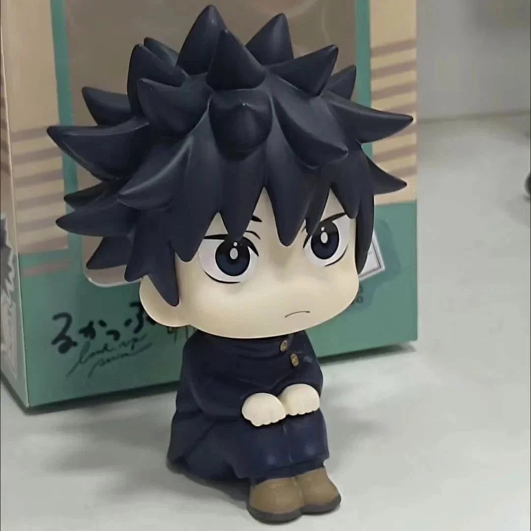 Gojo Satoru Anime Figure Jujutsu Kaisen Action Figurines Chibi Mini Set PVC Model Collectible Display Toy Gift