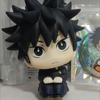 Gojo Satoru Anime Figure Jujutsu Kaisen Action Figurines Chibi Mini Set PVC Model Collectible Display Toy Gift