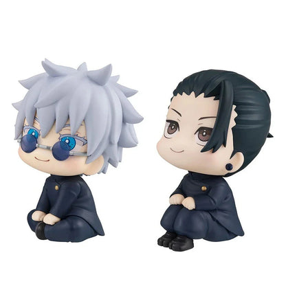 Gojo Satoru Anime Figure Jujutsu Kaisen Action Figurines Chibi Mini Set PVC Model Collectible Display Toy Gift