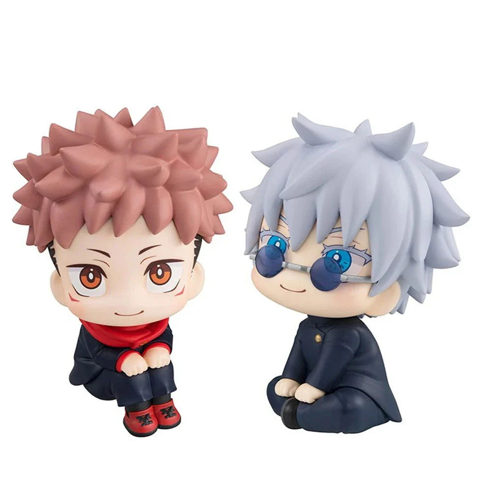 Gojo Satoru Anime Figure Jujutsu Kaisen Action Figurines Chibi Mini Set PVC Model Collectible Display Toy Gift