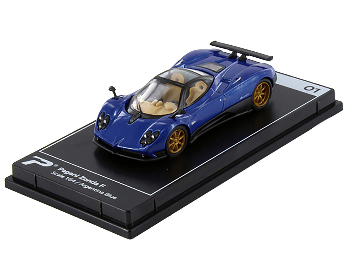 PosterCars Pagani Zonda F Blue 1:64