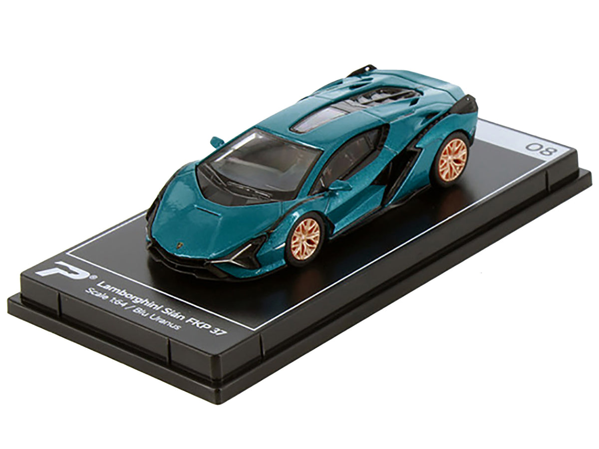 PosterCars Lamborghini Sian FKP 37 Blue 1:64