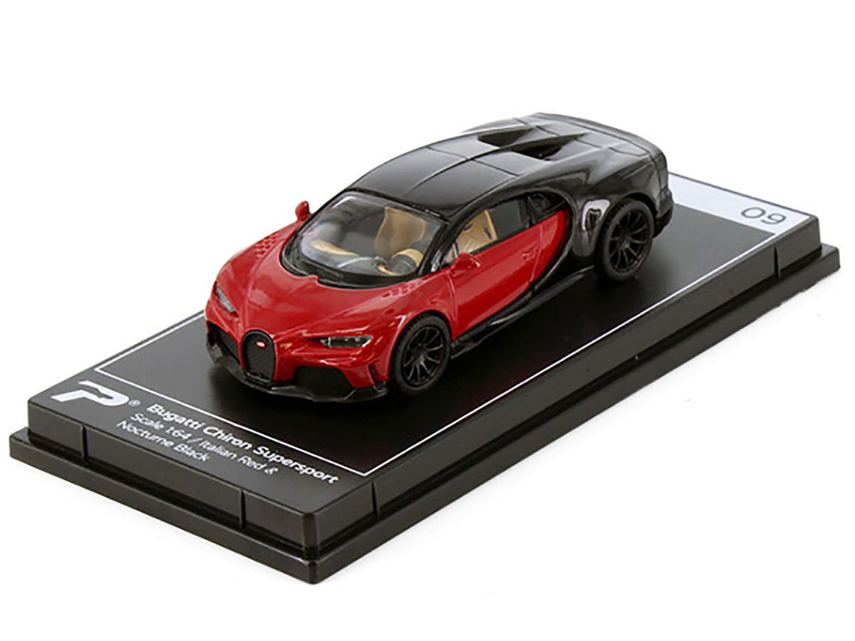 PosterCars Bugatti Chiron Supersport Red 1:64