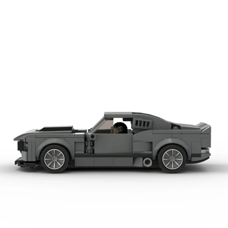 MOC Building Block Super Sports Car Champion Raptor Classic GT500 Vehicle Model Technology Bricks DIY Assembly Toy Xmas Gift