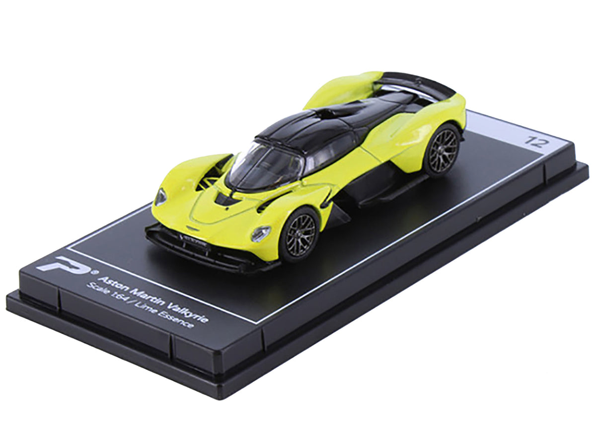 PosterCars Aston Martin Valkyrie Yellow 1:64