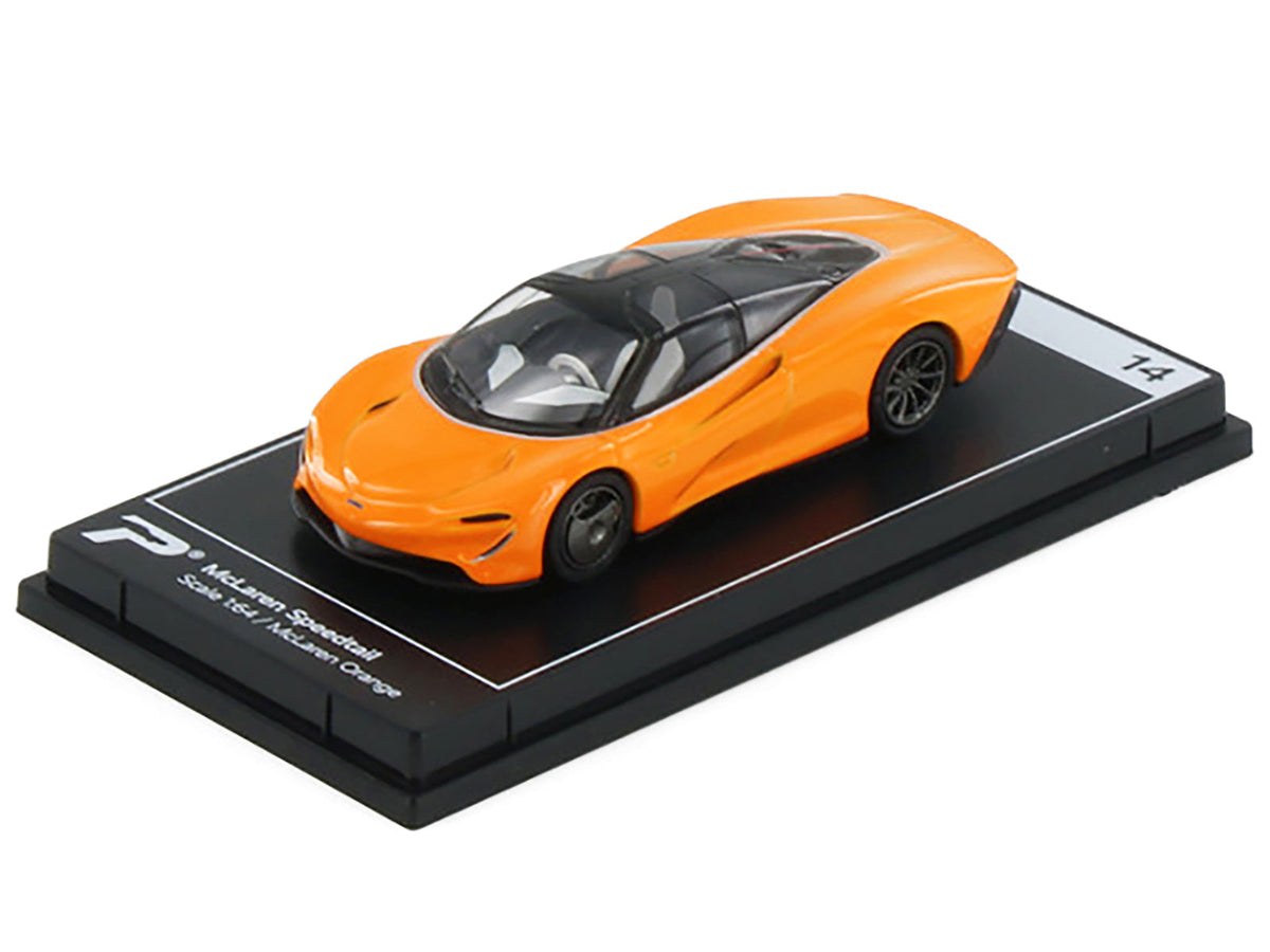 PosterCars McLaren Speedtail Orange 1:64