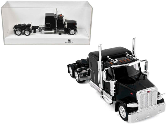 Peterbilt 589 Truck with 72 Inch Sleeper Black 1/87 (HO) Plastic Model Car by HO Logistics