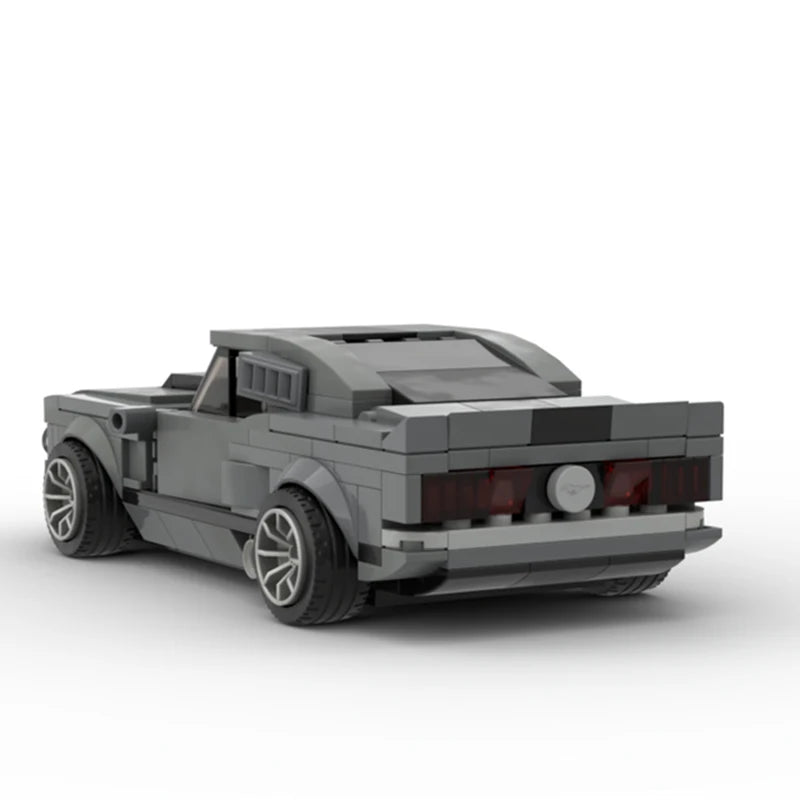 MOC Building Block Super Sports Car Champion Raptor Classic GT500 Vehicle Model Technology Bricks DIY Assembly Toy Xmas Gift