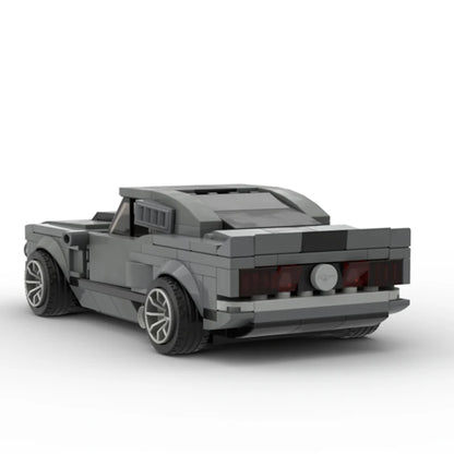 MOC Building Block Super Sports Car Champion Raptor Classic GT500 Vehicle Model Technology Bricks DIY Assembly Toy Xmas Gift