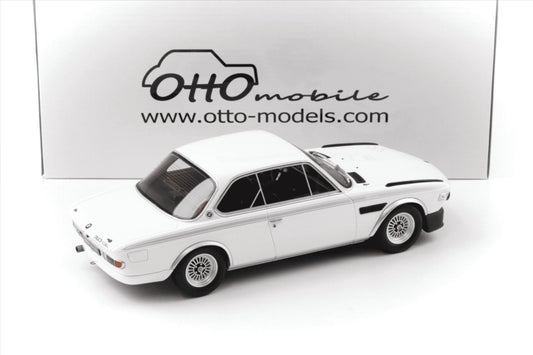 Otto Mobile BMW 3.0 CSL 1:18 Diecast — Chamonix White